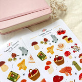 A sticker sheet full of cute little stickers perfect for planners, journals, or scrapbooking ❤