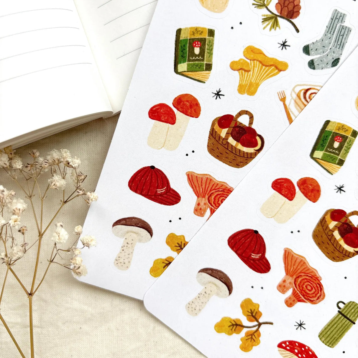 A sticker sheet full of cute little stickers perfect for planners, journals, or scrapbooking ❤