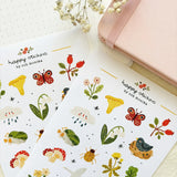A sticker sheet full of cute little stickers perfect for planners, journals, or scrapbooking ❤