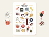 A sticker sheet full of cute little stickers perfect for planners, journals, or scrapbooking ❤