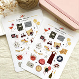 A sticker sheet full of cute little stickers perfect for planners, journals, or scrapbooking ❤