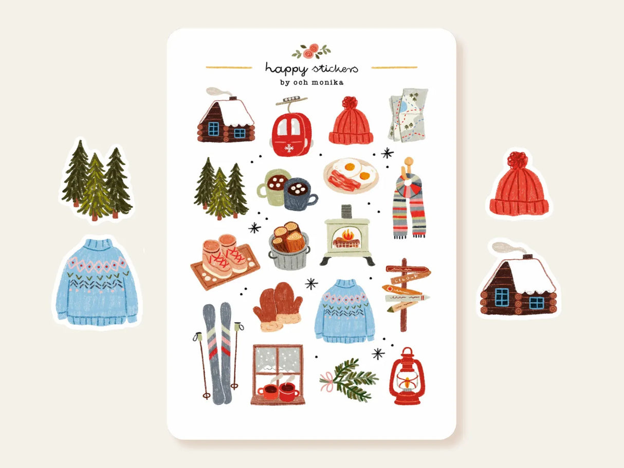 A sticker sheet full of cute little stickers perfect for planners, journals, or scrapbooking ❤