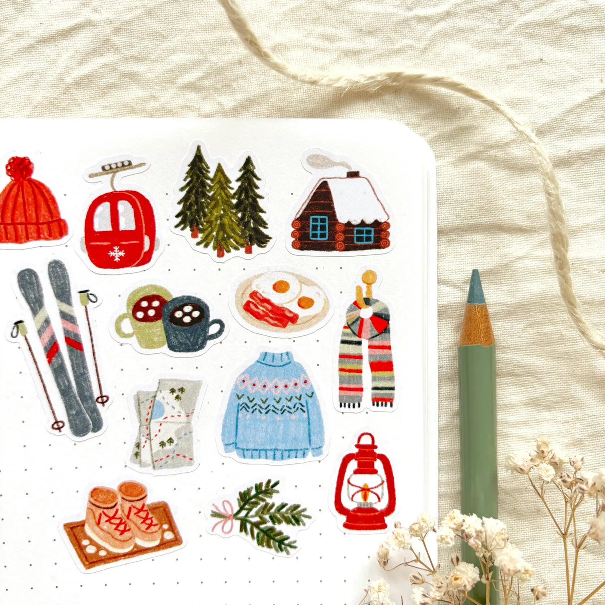 A sticker sheet full of cute little stickers perfect for planners, journals, or scrapbooking ❤