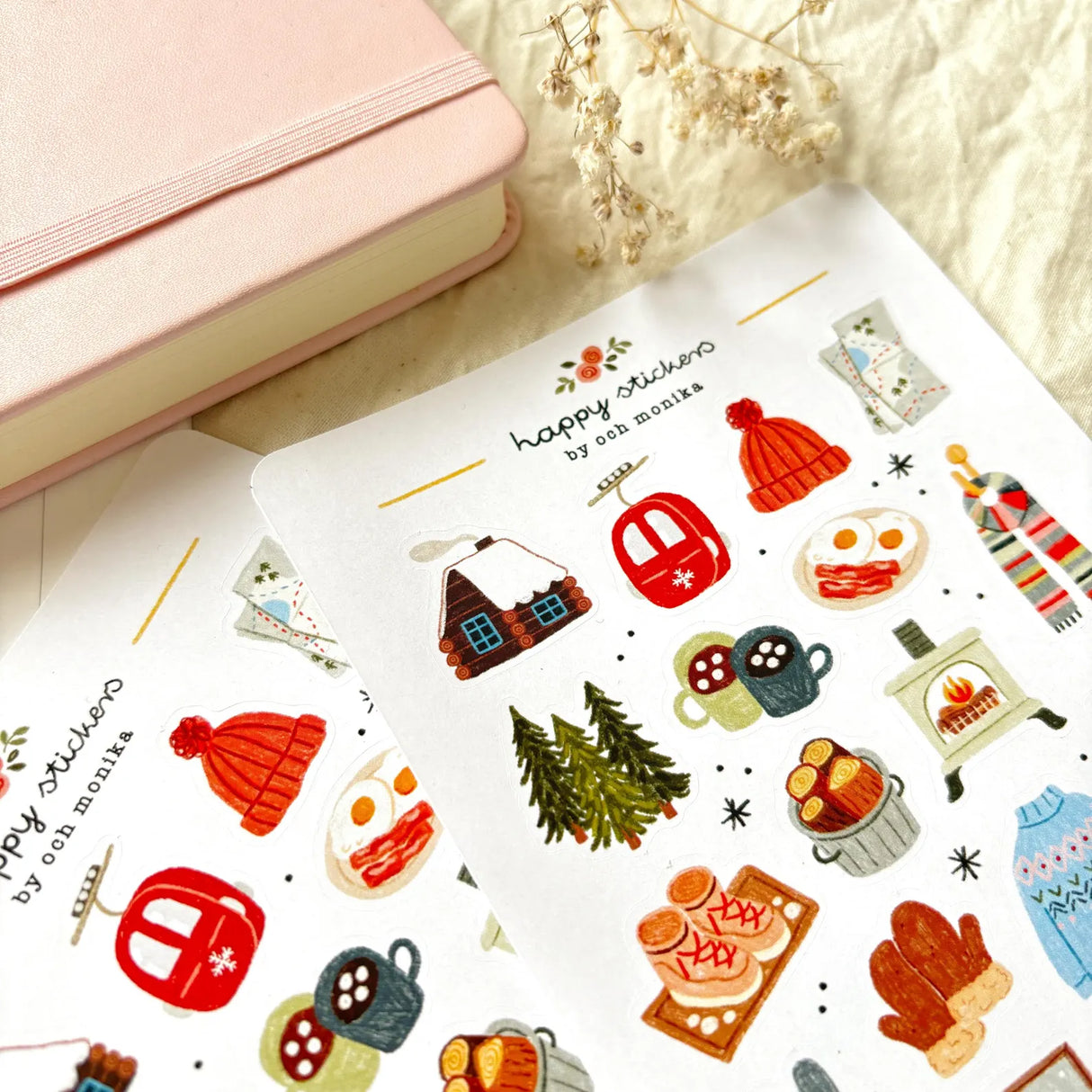 A sticker sheet full of cute little stickers perfect for planners, journals, or scrapbooking ❤