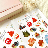 A sticker sheet full of cute little stickers perfect for planners, journals, or scrapbooking ❤