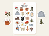 A sticker sheet full of cute little stickers perfect for planners, journals, or scrapbooking ❤