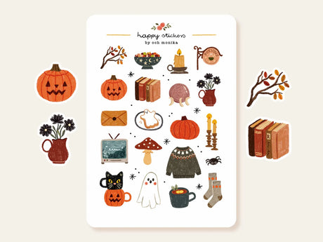 A sticker sheet full of cute little stickers perfect for planners, journals, or scrapbooking ❤