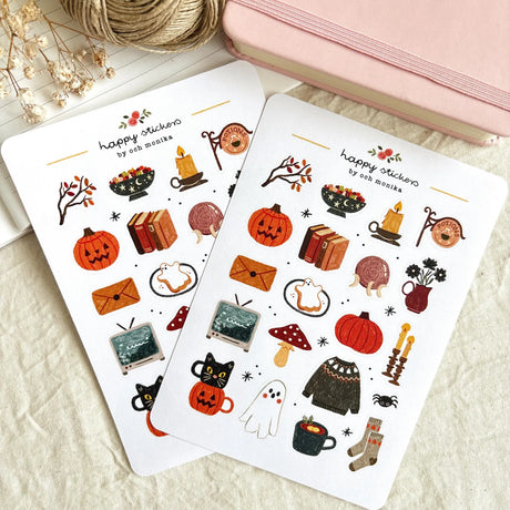 A sticker sheet full of cute little stickers perfect for planners, journals, or scrapbooking ❤