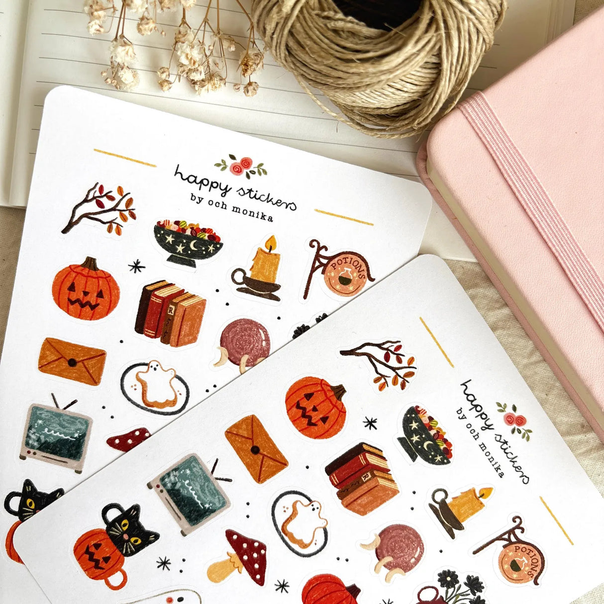 A sticker sheet full of cute little stickers perfect for planners, journals, or scrapbooking ❤