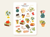A sticker sheet full of cute little stickers perfect for planners, journals, or scrapbooking ❤