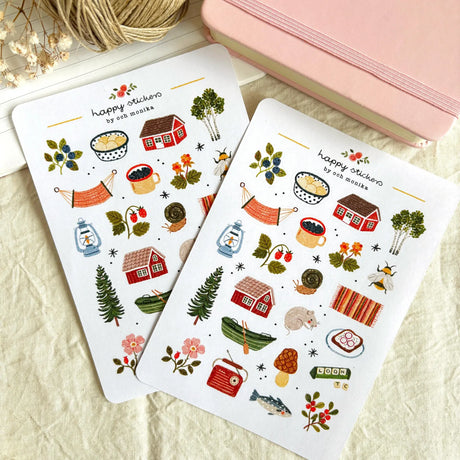 A sticker sheet full of cute little stickers perfect for planners, journals, or scrapbooking ❤
