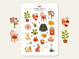 A sticker sheet full of cute little stickers perfect for planners, journals, or scrapbooking ❤