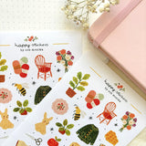 A sticker sheet full of cute little stickers perfect for planners, journals, or scrapbooking ❤