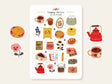 A sticker sheet full of cute little stickers perfect for planners, journals, or scrapbooking ❤