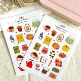 A sticker sheet full of cute little stickers perfect for planners, journals, or scrapbooking ❤