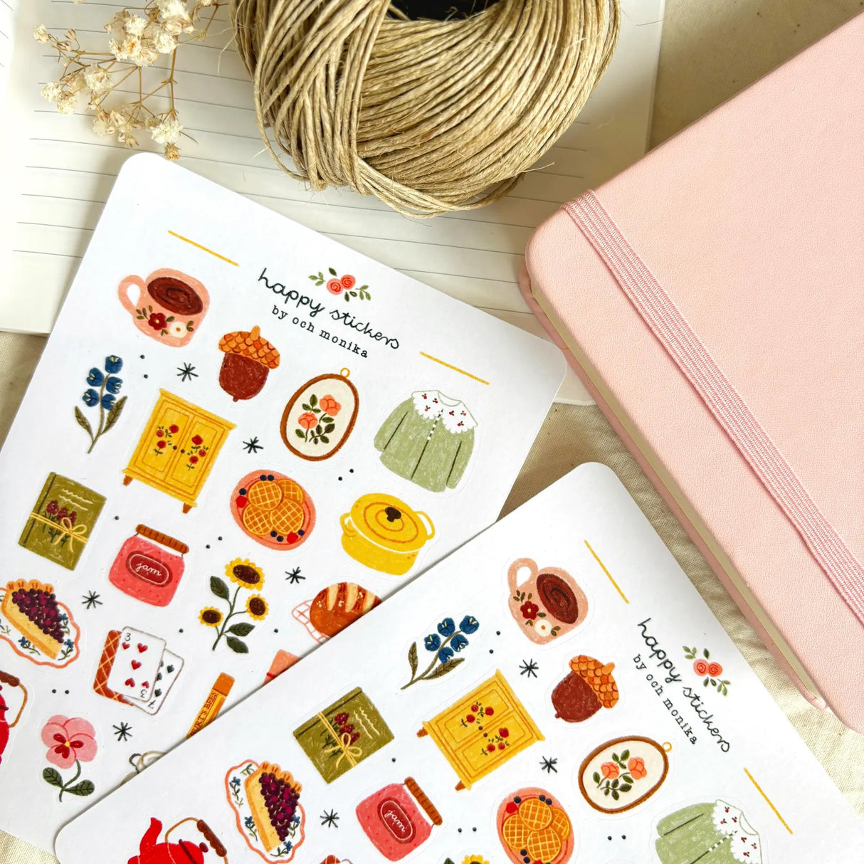 A sticker sheet full of cute little stickers perfect for planners, journals, or scrapbooking ❤