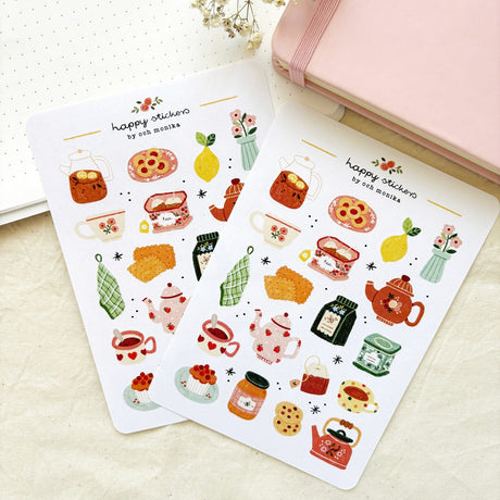 A sticker sheet full of cute little stickers perfect for planners, journals, or scrapbooking ❤
