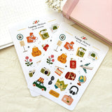 A sticker sheet full of cute little stickers perfect for planners, journals, or scrapbooking ❤