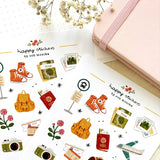 A sticker sheet full of cute little stickers perfect for planners, journals, or scrapbooking ❤