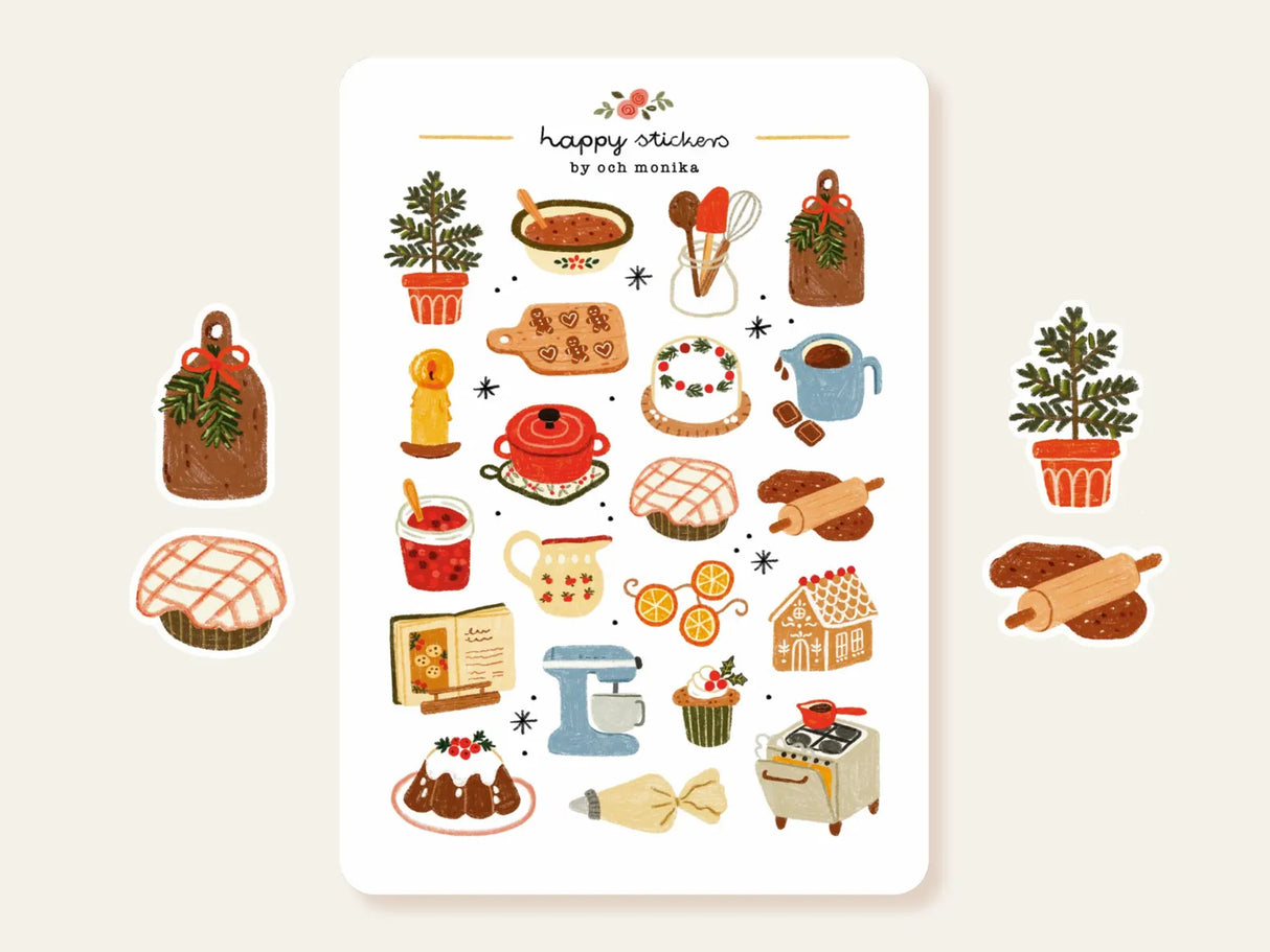 A sticker sheet full of cute little stickers perfect for planners, journals, or scrapbooking ❤