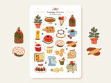 A sticker sheet full of cute little stickers perfect for planners, journals, or scrapbooking ❤