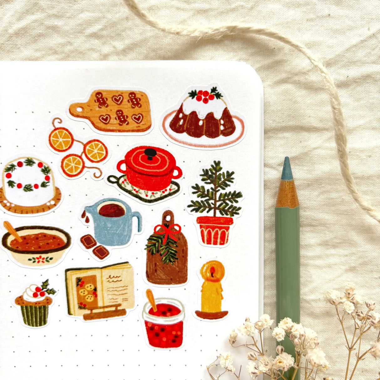 A sticker sheet full of cute little stickers perfect for planners, journals, or scrapbooking ❤