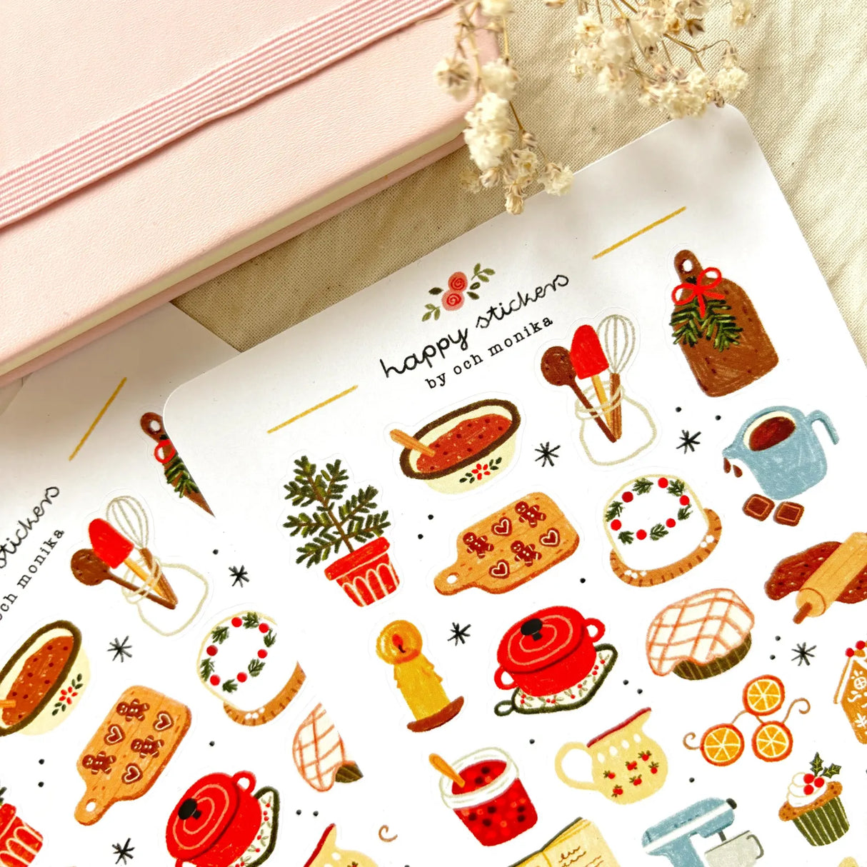 A sticker sheet full of cute little stickers perfect for planners, journals, or scrapbooking ❤