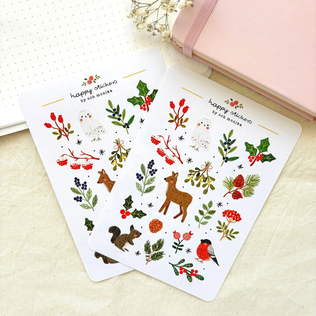 A sticker sheet full of cute little stickers perfect for planners, journals, or scrapbooking ❤