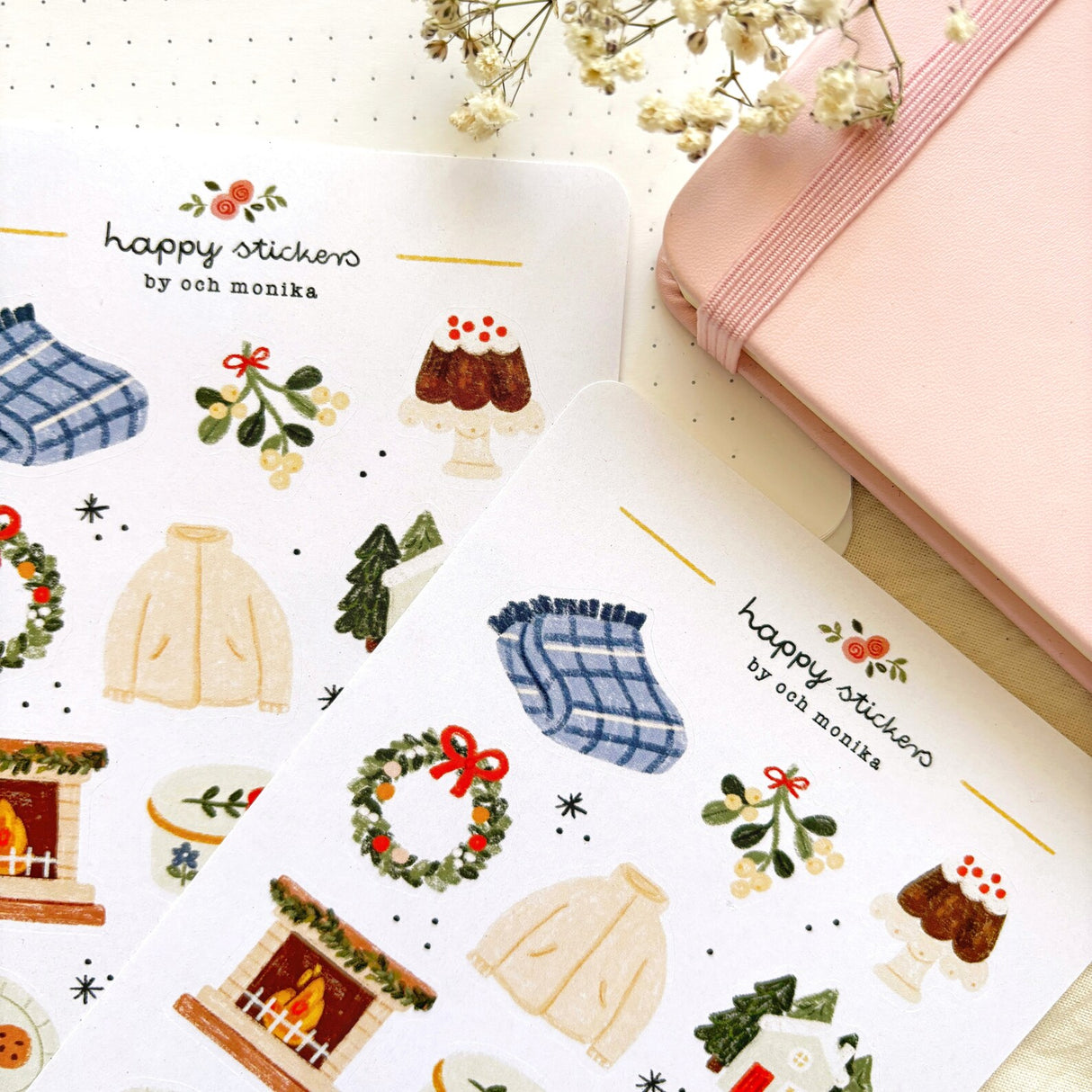 A sticker sheet full of cute little stickers perfect for planners, journals, or scrapbooking ❤