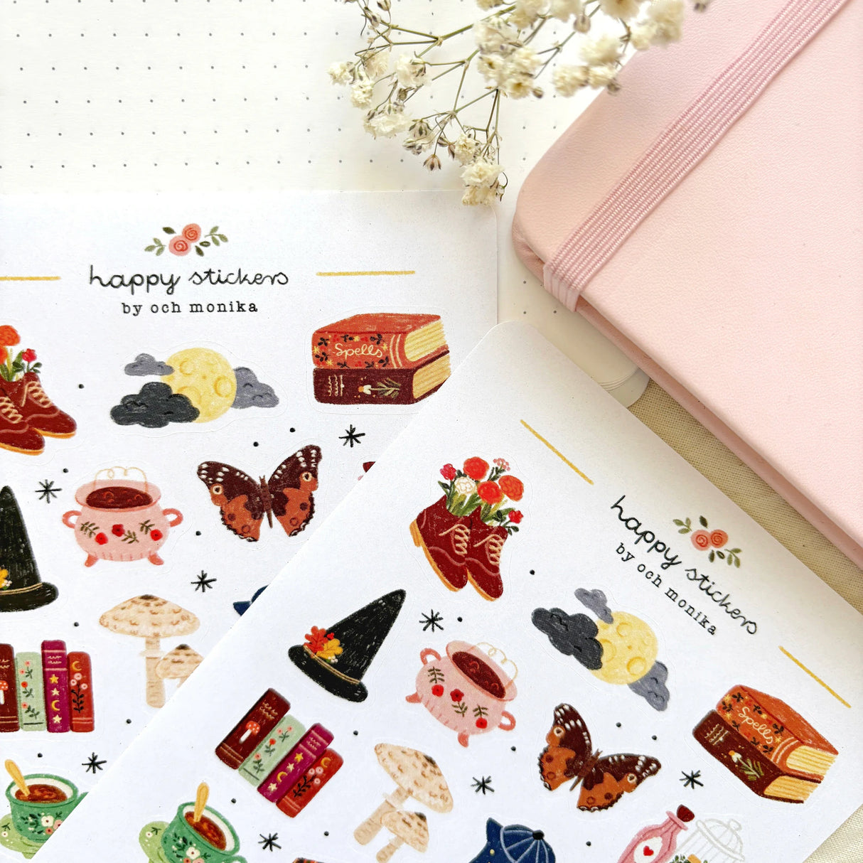 A sticker sheet full of cute little stickers perfect for planners, journals, or scrapbooking ❤
