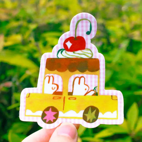 3 inch Vinyl Sticker

PET laminate with UV screening to protect from sunlight and weather, 2-4 year outdoor life. PVC free product
