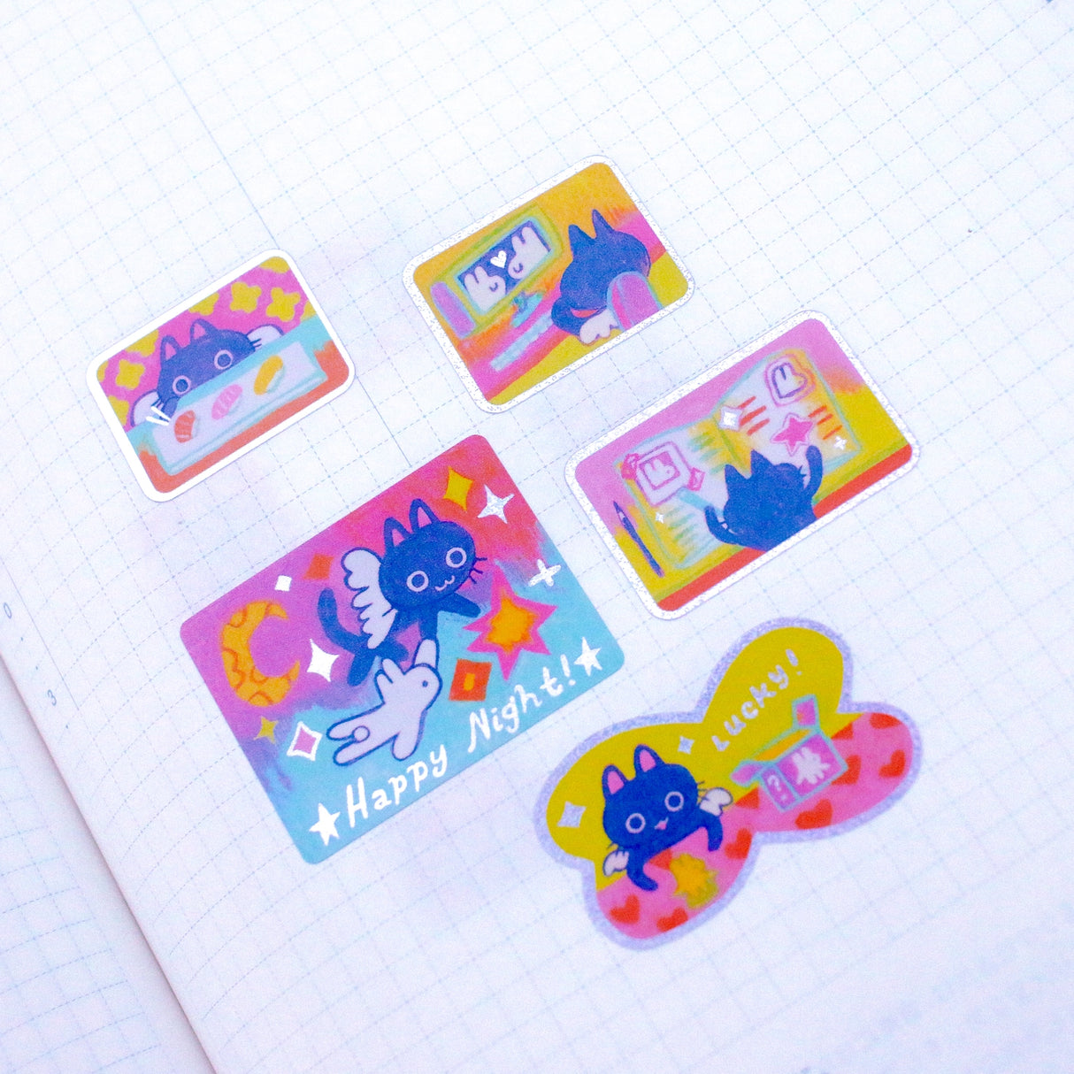 A6 Sticker Sheet

Great for journaling and decorating!

Water resistant, not waterproof. Do not place in areas of high wear.&nbsp;