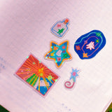 A6 Sticker Sheet

Great for journaling and decorating!

Water resistant, not waterproof. Do not place in areas of high wear.&nbsp;