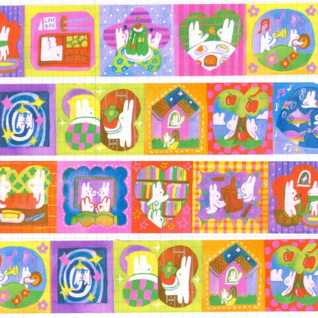Odd Rabbits - Life is Hard Sometimes But at Least I Have You Washi Tape

25mm x 10m washi tape.&nbsp;

Great for journaling, scrapbooking and sending letters!&nbsp;