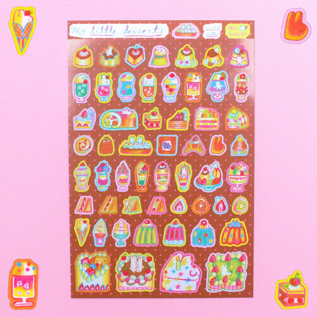 A6 Sticker Sheet.&nbsp;

Should not be placed in areas of heavy wear (phone cases, laptops, water bottles, etc).

Great for journaling or decorating flat spaces!