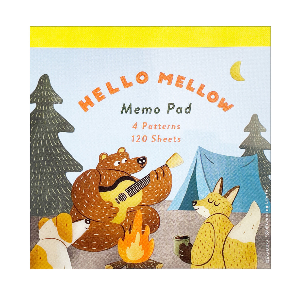 Okataoka Hello Mellow Memo Pad - Chill Out