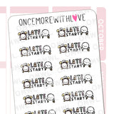 Once More With Love - M1101 Late Start Sticker Sheet

Any reason to wake up late is worth tracking!