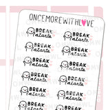 Once More With Love - M1114 Break Starts Sticker Sheet

This sticker is so versatile and can be used whether or not you are a student - we all need a break, and it can start whenever, wherever, annnnd however you want!