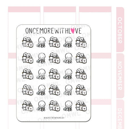 Once More With Love - M1145 Breastpump Sticker Sheet

For my pumping mamas!