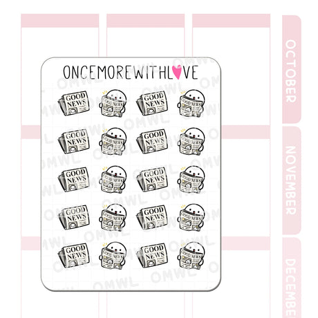 Once More With Love - M1426 Good News Sticker Sheet

Good news alert! Munchkin cuteness coming your way!