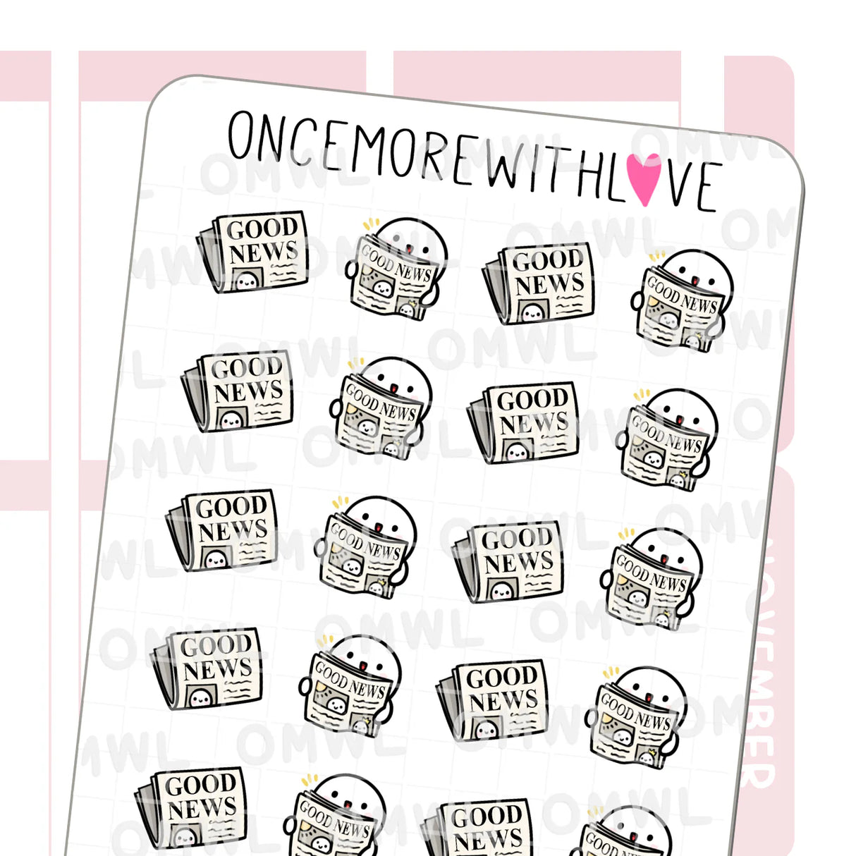 Once More With Love - M1426 Good News Sticker Sheet

Good news alert! Munchkin cuteness coming your way!