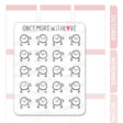 Once More With Love - M1478 Clueless Sticker Sheet

This is the look of my child when I ask him where he put my most precious fountain pen!! Anyway, this sticker can work for so many different things but I definitely designed this as a side-eye to my kiddo hahaha