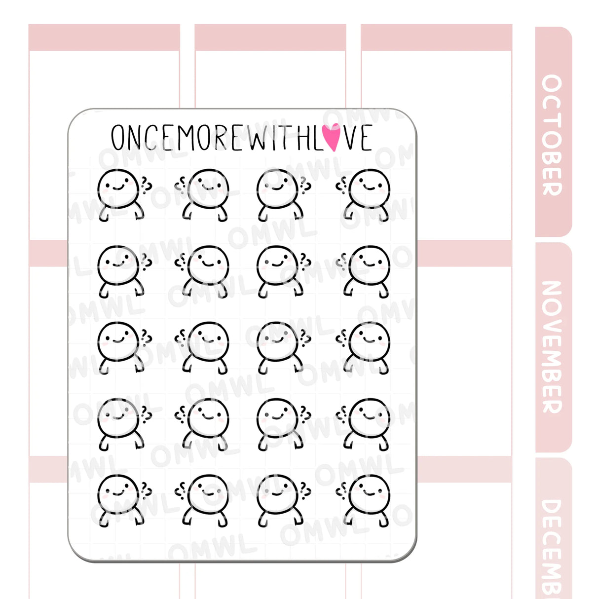 Once More With Love - M1478 Clueless Sticker Sheet

This is the look of my child when I ask him where he put my most precious fountain pen!! Anyway, this sticker can work for so many different things but I definitely designed this as a side-eye to my kiddo hahaha