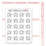 Once More With Love - M1478 Clueless Sticker Sheet

This is the look of my child when I ask him where he put my most precious fountain pen!! Anyway, this sticker can work for so many different things but I definitely designed this as a side-eye to my kiddo hahaha