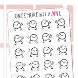 Once More With Love - M1478 Clueless Sticker Sheet

This is the look of my child when I ask him where he put my most precious fountain pen!! Anyway, this sticker can work for so many different things but I definitely designed this as a side-eye to my kiddo hahaha