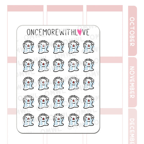 Once More With Love - M1480 Dramatic Crying Sticker Sheet

Works for when you're super sad, grief, tantrums, whenever you just need a really big, good cry.