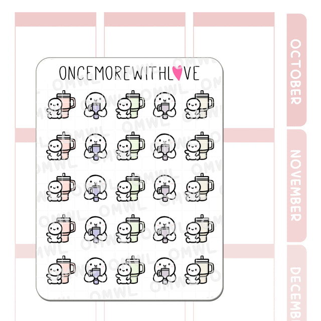 Once More With Love - M1481 Stanley Cups Sticker Sheet

I have two of these and I literally go everywhere with them. They keep me so well hydrated! These stickers are great reminders to drink water!