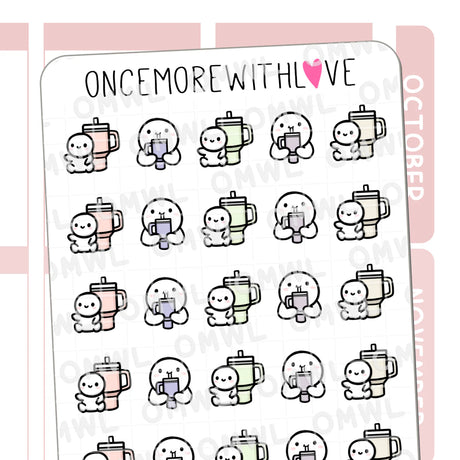 Once More With Love - M1481 Stanley Cups Sticker Sheet

I have two of these and I literally go everywhere with them. They keep me so well hydrated! These stickers are great reminders to drink water!