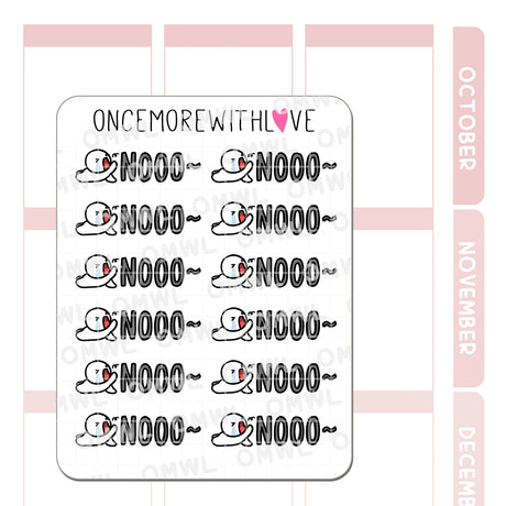 Once More With Love - M1482 Dramatic Nooo Sticker Sheet

Nooooooooo! I have no idea when you will need this sticker... but sometimes I feel exactly like this munchkin.
