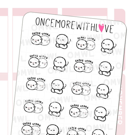 Once More With Love - M1487 Shake My Head Sticker Sheet

There are so many expressions that this sticker sheet can apply to! The possibilities are simply endless for this one!